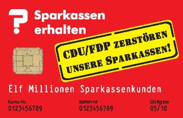 Sparkassen erhalten