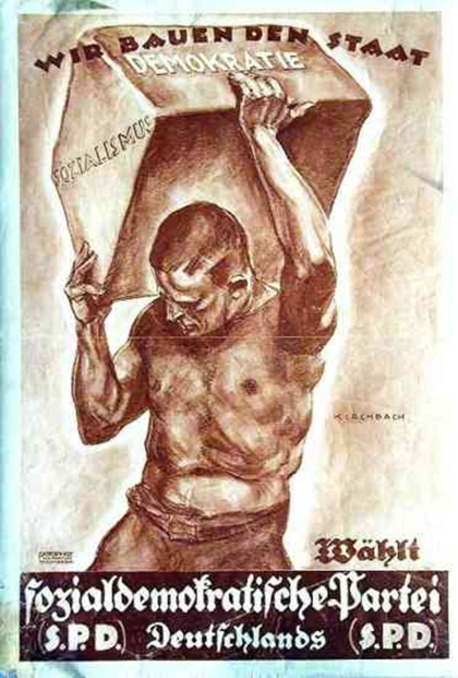 SPD-Wahlplakat von 1920