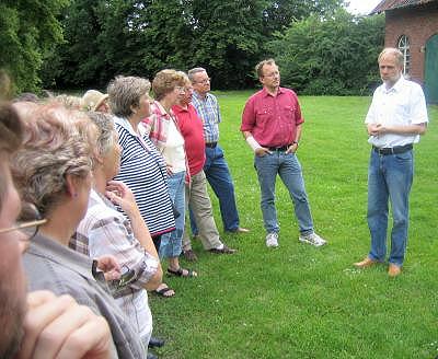 SPD-Radtour 2007: Besichtigung der Nabu-Station auf Gut Heidhorn