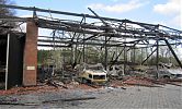 Osterfeuer auf der Hiltruper Kanalinsel