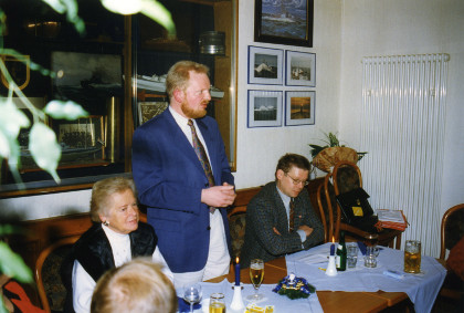 Jahresabschluss 1997 bei Brcker: Vorsitzender Hermann Geusendam-Wode